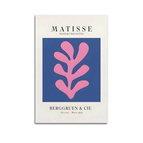 CKJenjBKm Henri Matisse Prints abstrakte Blumenposter, ästhetischer Leinwand-Kunstdruck, Heimdekoration für Schlafzimmer, Wohnzimmer, 50 x 75 cm, ungerahmter Stil CKJenjBKm Henri Matisse Prints abstrakte Blumenposter, ästhetischer Leinwand-Kunstdruck, Heimdekoration für Schlafzimmer, Wohnzimmer, 50 x 75 cm, ungerahmter Stil von CKJenjBKm
