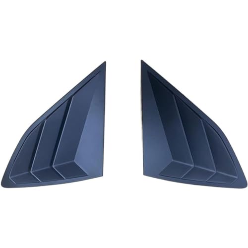 CKLS 2PCs Auto Hinten Seite Fenster Lamellen Abdeckung Fenster Dreieck Fensterläden Dekorative Trim Für Hyu-ndai Tucson 2016-2020, Verbesserung des Auto-Stylings,Matte Black von CKLS