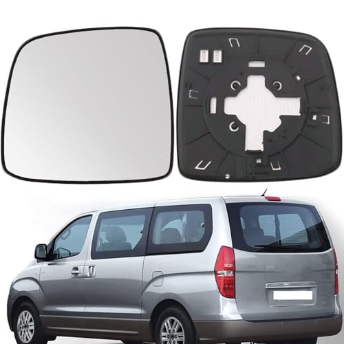 CKLS Außenspiegelglas Rückfahrglas Spiegel für Hyundai H1 H-1 Grand Starex iMAX iLOAD TQ (08-18), Oben Beheizbar Satz Rechts Links Passend Fahrer- und Beifahrerseite,Left 1pcs von CKLS