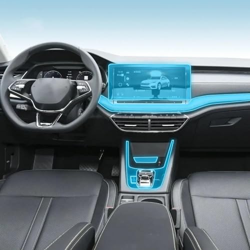 CKLS Auto Innenraum Klavier Board Schutzfolie TPU transparent selbstklebend Lackfolie Anti-Kratzer PPF, Für Skoda Octavia 2022-2023 CKLS Auto Innenraum Klavier Board Schutzfolie TPU transparent selbstklebend Lackfolie Anti-Kratzer PPF, Für Skoda Octavia 2022-2023 von CKLS