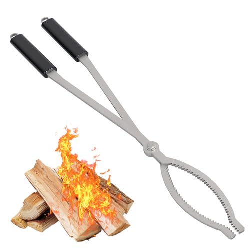 CKLT 71,1 cm Feuerzange, Holzgreifer für dicke Holzscheite, Edelstahl-Kaminzange, für den Innen- und Außenbereich, Lagerfeuer, strapazierfähig, bewegt Brennholz sicher CKLT 71,1 cm Feuerzange, Holzgreifer für dicke Holzscheite, Edelstahl-Kaminzange, für den Innen- und Außenbereich, Lagerfeuer, strapazierfähig, bewegt Brennholz sicher von CKLT