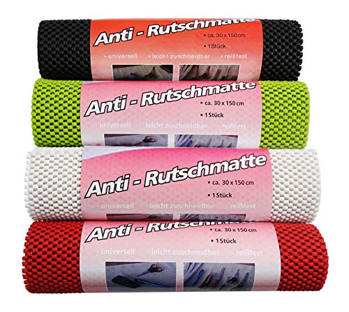 Antirutschmatte rutschfeste Unterlage 150 x 30cm dick 420 g/m² anpassbar (Grün) von CKM