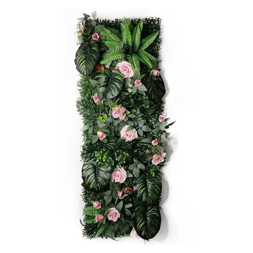 CKQshenKouyicKQ 40CM * 120CM Künstliche Pflanze Rasen Rose Panel Dekoration Wand Hängen Falsche Grassplot Rasen(11) von CKQshenKouyicKQ