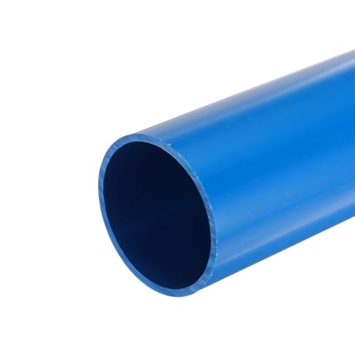 PVC-Hartrohr, rund, 16–57 mm Innendurchmesser, 20–63 mm Außendurchmesser, 650 mm, blau, hohe Schlagfestigkeit, for Wasserleitungen, Handwerk, Kabelmuffe(28mmx32mmx0.65m) von CKQshenKouyicKQ