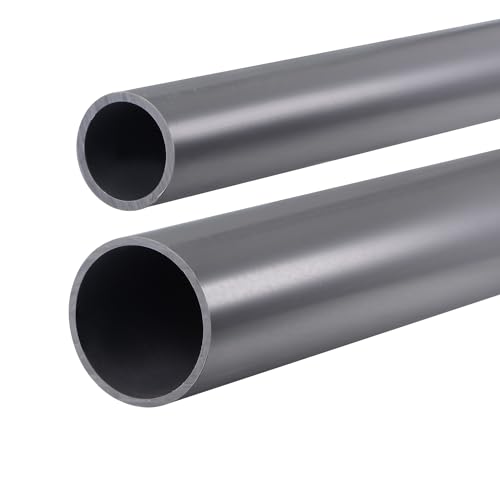 PVC-Rohr mit 16–160 mm Außendurchmesser, hellgrau, starres PVC-Rundrohr, hohe Schlagfestigkeit, for Wasserrohr-Kabelmuffe, Gartenbewässerung, Bewässerungsarmaturen(28.8x34x200mm) von CKQshenKouyicKQ