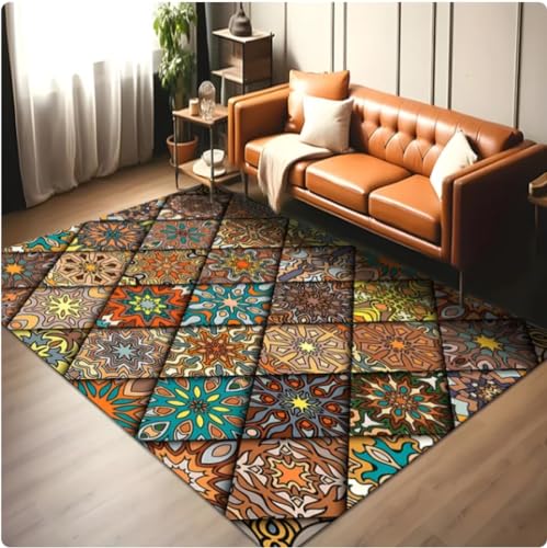 CKSEKD National Style Muster Wohnzimmer Bereich Teppich Matte Kreative Doormat Spiel Outdoor Teppich Dekor Bodenmatte 40×60cm von CKSEKD