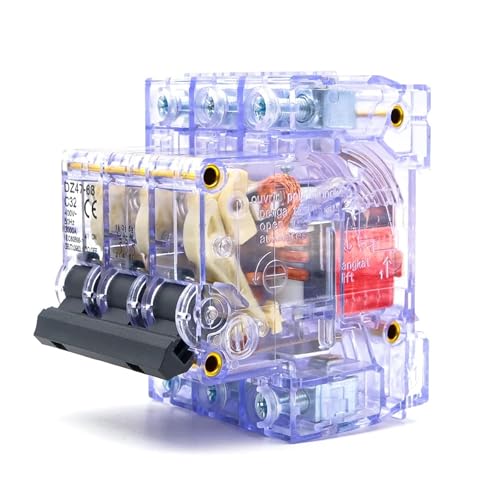 1 Pcs DZ47-63 3P 16-63A Home Miniature Circuit Breaker 400V Din Rail Mountable Short Circuit Overload Dual Protection(25A) von CKTEBIYKK