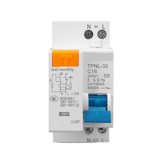 230V 1P+N Residual current Circuit breaker with over and short current Leakage protection RCBO MCB(TPNL 25A) von CKTEBIYKK