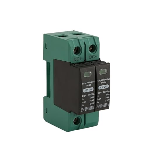 2P Din Rail DC SPD 600V 20KA~40KA House SPD Surge Protector Protective Low-voltage Arrester Device 2P Din Rail DC SPD 600V 20KA~40KA House SPD Surge Protector Protective Low-voltage Arrester Device von CKTEBIYKK