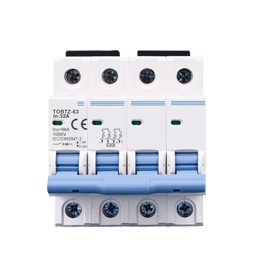 4P DC MCB 1000V Direct current Mini Circuit Breaker 3A 6A 10A 16A 20A 25A 32A 40A 50A 63A for Solar PV System(20A) von CKTEBIYKK