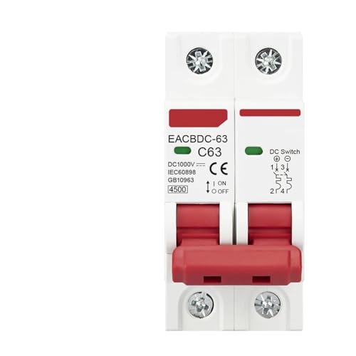 DC 1000V Solar Mini Circuit Breaker Overload Protection Switch 6A/10A/16A/20A/25A/32A/40A/50A/63A 2P DC1000V Photovoltaic MCB PV(25A) von CKTEBIYKK