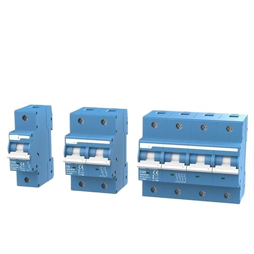 DC MCB 80A 100A 125A 1P 2P 4P 250V 550V 1000V Mini Circuit Breaker For PV Solar system Overload Protection Switch(4P DC1000V,125A) von CKTEBIYKK