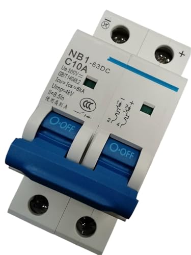 NB1-63DC DC circuit breaker MCB type C 2P Icu6kA DC500V(3A) von CKTEBIYKK