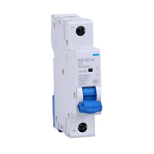 NB1Z-63 1P DC Circuit Breaker DC MCB Circuit breaker 12V 24V 220V FOR PV (Solar) system 20A 32A 40A 230V/400V AC(63A) von CKTEBIYKK