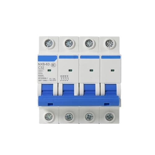 NXB-63 4P C 1A 2A 3A 6A 10A 16A 20A 25A 32A 40A 63A Miniature Circuit Breaker MCB DZ47 Household Safety Switch(1A) von CKTEBIYKK