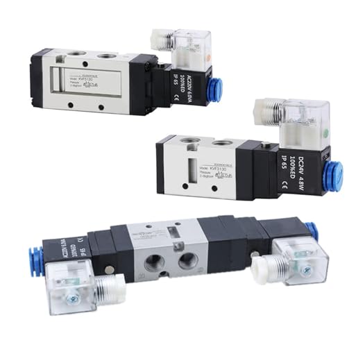 Switch Valve VF3000VF5000 Series 2/3Position 5Port 2Position Single Coil/Double Coil,3Position Central Closed/Exhaust/Pressurion(VF3430-02,DC12V) von CKTEBIYKK