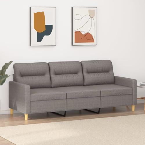 CKioict 3-Sitzer Sofa Modern mit Stabilem Metallgestell, Bequemes Stoffsofa für Wohnzimmer, Langlebiges Polstersofa mit Atmungsaktivem Bezug für Entspannung und CKioict 3-Sitzer Sofa Modern mit Stabilem Metallgestell, Bequemes Stoffsofa für Wohnzimmer, Langlebiges Polstersofa mit Atmungsaktivem Bezug für Entspannung und von CKioict