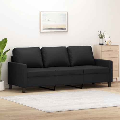 CKioict 3-Sitzer Sofa aus Kunstleder mit Metallgestell, Bequemes Polstersofa für Wohnzimmer, Modernes Design Sofa mit Lederoptik, Schmutzabweisend und Einfach zu CKioict 3-Sitzer Sofa aus Kunstleder mit Metallgestell, Bequemes Polstersofa für Wohnzimmer, Modernes Design Sofa mit Lederoptik, Schmutzabweisend und Einfach zu von CKioict