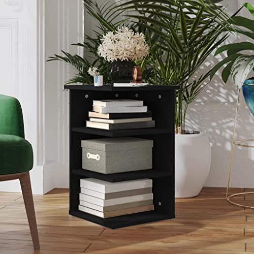 CKioict Beistellregal Schwarz flurschrank gartenschrank for Innenraum Schlafzimmer 35x35x55 cm Holzwerkstoff CKioict Beistellregal Schwarz flurschrank gartenschrank for Innenraum Schlafzimmer 35x35x55 cm Holzwerkstoff von CKioict