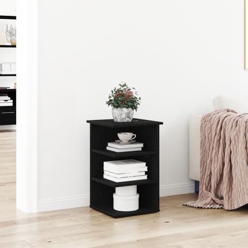 CKioict Beistellschrank Schwarz Eiche gartenschrank sideboards for Wohnzimmer Innenraum 35x35x55 cm Holzwerkstoff von CKioict