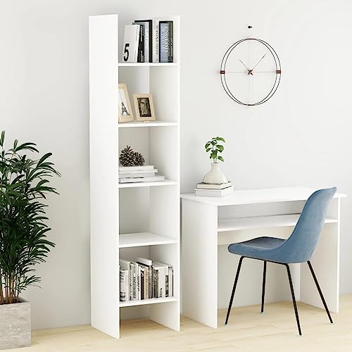 CKioict Büroregal Mehrzweckschrank Vorratsschrank Bücherregal Weiß 40x35x180 cm Holzwerkstofffür Wohnzimmer Schlafzimmer und Homeoffice CKioict Büroregal Mehrzweckschrank Vorratsschrank Bücherregal Weiß 40x35x180 cm Holzwerkstofffür Wohnzimmer Schlafzimmer und Homeoffice von CKioict