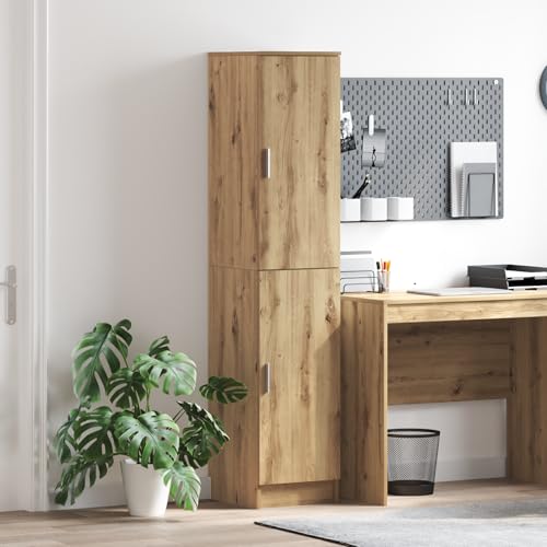 CKioict Buffet-Schrank Artisan Eiche Holzwerkstoff Standard gartenschrank flurschrank for Wohnzimmer Innenraum von CKioict