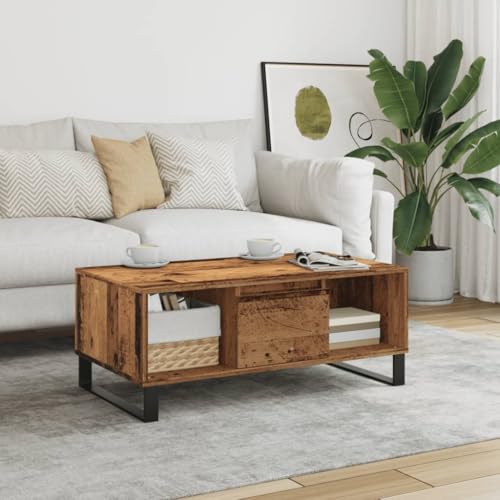 CKioict Couchtisch Altholz-Optik Couch Tisch Wohnzimmer möbel for Wohnzimmer Esszimmer 90x50x36,5 cm Holzwerkstoff CKioict Couchtisch Altholz-Optik Couch Tisch Wohnzimmer möbel for Wohnzimmer Esszimmer 90x50x36,5 cm Holzwerkstoff von CKioict