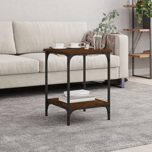 CKioict Couchtisch Braun Eichen-Optik Tisch Wohnzimmer Coffee Table for Innenraum Wohnzimmer 40x40x55 cm Holzwerkstoff CKioict Couchtisch Braun Eichen-Optik Tisch Wohnzimmer Coffee Table for Innenraum Wohnzimmer 40x40x55 cm Holzwerkstoff von CKioict
