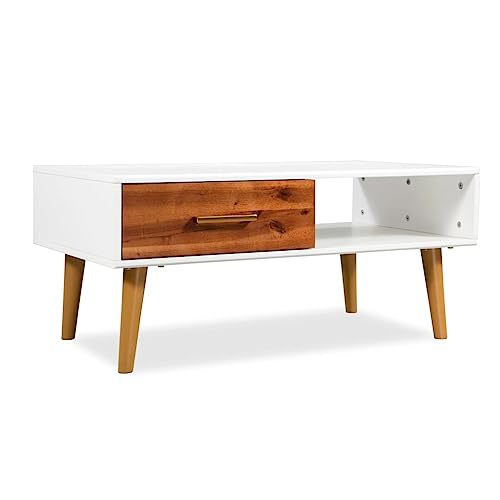 CKioict Couchtisch Massivholz Akazie Wohnzimmer möbel couchtisch for Wohnzimmer Esszimmer 90x50x40 cm CKioict Couchtisch Massivholz Akazie Wohnzimmer möbel couchtisch for Wohnzimmer Esszimmer 90x50x40 cm von CKioict