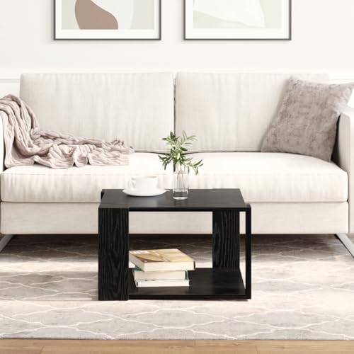 CKioict Couchtisch Schwarz Eiche Tisch Wohnzimmer Coffee Table for Esszimmer Innenraum 51,5x51,5x30 cm Holzwerkstoff CKioict Couchtisch Schwarz Eiche Tisch Wohnzimmer Coffee Table for Esszimmer Innenraum 51,5x51,5x30 cm Holzwerkstoff von CKioict