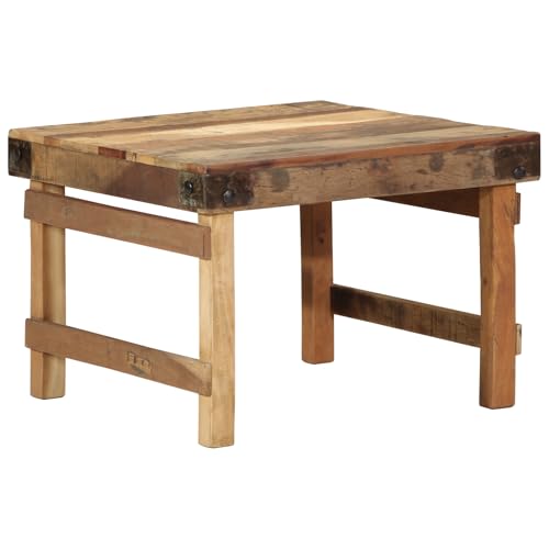 CKioict Couchtisch Wohnzimmer möbel Coffee Table for Esszimmer Innenraum 55x60x40 cm Altholz Massiv von CKioict