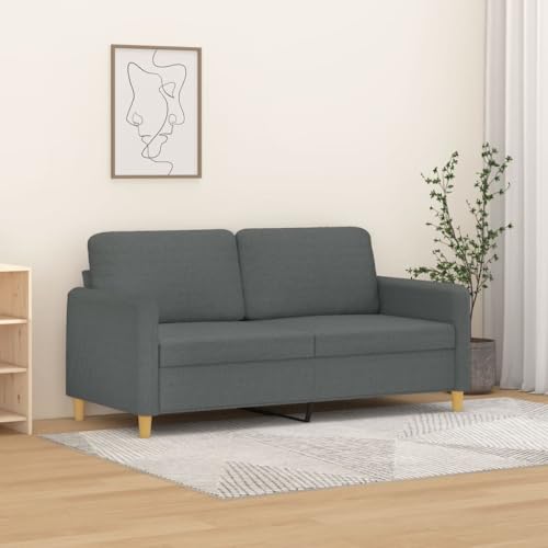 CKioict Gemütliches 2-Sitzer Sofa mit strapazierfähigem Stoff und robustem Metallgestell für Wohnzimmer, Leseecke oder TV-Bereich, bequem gepolstert mit modernem Design CKioict Gemütliches 2-Sitzer Sofa mit strapazierfähigem Stoff und robustem Metallgestell für Wohnzimmer, Leseecke oder TV-Bereich, bequem gepolstert mit modernem Design von CKioict
