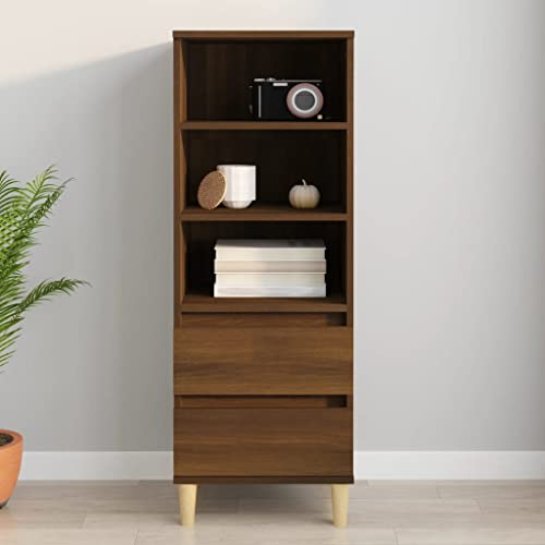 CKioict Highboard Braun Eichen-Optik gartenschrank kommoden for Büro Wohnzimmer 40x36x110 cm Holzwerkstoff CKioict Highboard Braun Eichen-Optik gartenschrank kommoden for Büro Wohnzimmer 40x36x110 cm Holzwerkstoff von CKioict