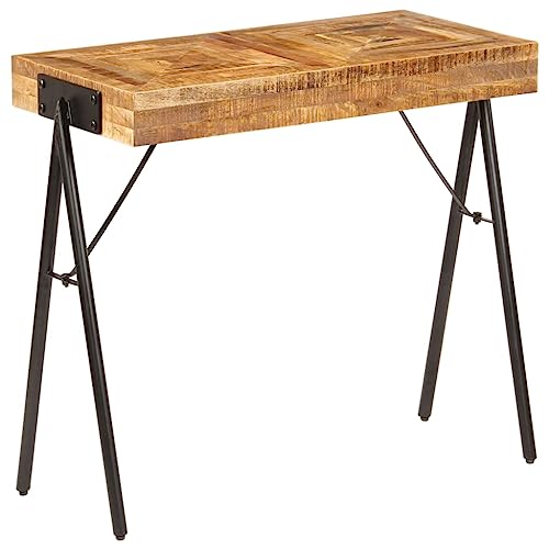 CKioict Konsolentisch Massivholz Mango sideboards Schrank for Wohnzimmer Schlafzimmer 80x40x75 cm von CKioict
