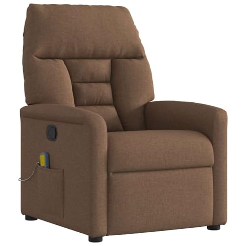 CKioict Massagesessel Braun Stoff cocktailsessel ohrensessel mit hocker for Innenraum Büro CKioict Massagesessel Braun Stoff cocktailsessel ohrensessel mit hocker for Innenraum Büro von CKioict