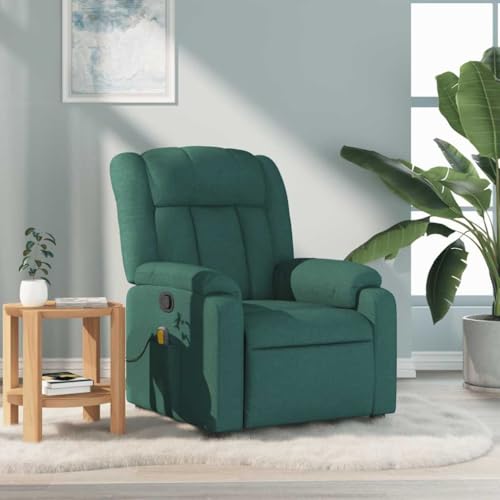 CKioict Massagesessel Dunkelgrün Stoff lesesessel cocktailsessel for Wohnzimmer Balkon CKioict Massagesessel Dunkelgrün Stoff lesesessel cocktailsessel for Wohnzimmer Balkon von CKioict