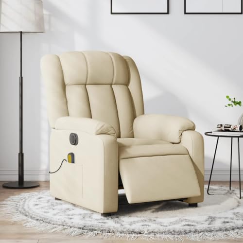 CKioict Massagesessel Elektrisch Creme Stoff lesesessel fernsehsessel for Schlafzimmer Büro CKioict Massagesessel Elektrisch Creme Stoff lesesessel fernsehsessel for Schlafzimmer Büro von CKioict