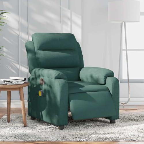 CKioict Massagesessel Elektrisch Dunkelgrün Stoff Chair Lounge Sessel for Schlafzimmer Büro CKioict Massagesessel Elektrisch Dunkelgrün Stoff Chair Lounge Sessel for Schlafzimmer Büro von CKioict