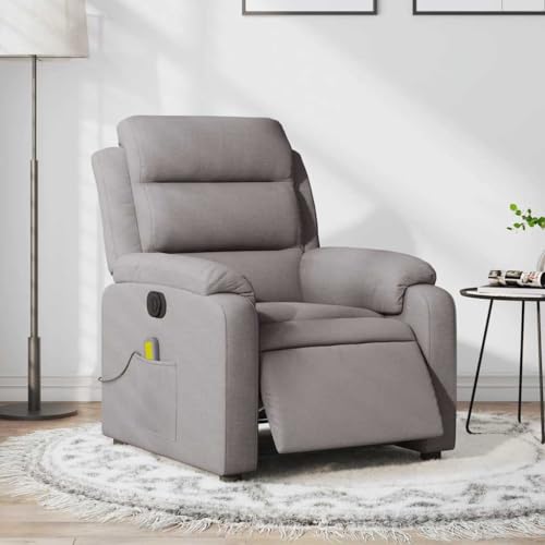 CKioict Massagesessel Elektrisch Taupe Stoff Chair ohrensessel mit hocker for Büro Wohnzimmer CKioict Massagesessel Elektrisch Taupe Stoff Chair ohrensessel mit hocker for Büro Wohnzimmer von CKioict