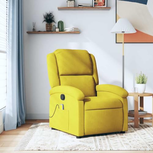 CKioict Massagesessel Gelb Samt ohrensessel mit hocker Stuhl schminktisch for Innenraum Schlafzimmer CKioict Massagesessel Gelb Samt ohrensessel mit hocker Stuhl schminktisch for Innenraum Schlafzimmer von CKioict