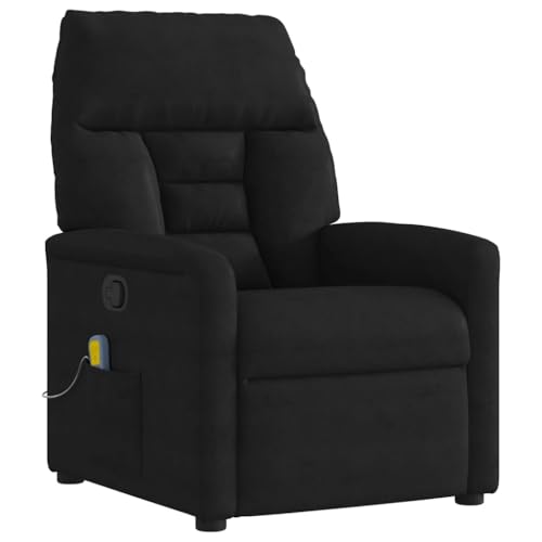 CKioict Massagesessel Schwarz Mikrofasergewebe Chair Lounge Sessel for Büro Schlafzimmer CKioict Massagesessel Schwarz Mikrofasergewebe Chair Lounge Sessel for Büro Schlafzimmer von CKioict