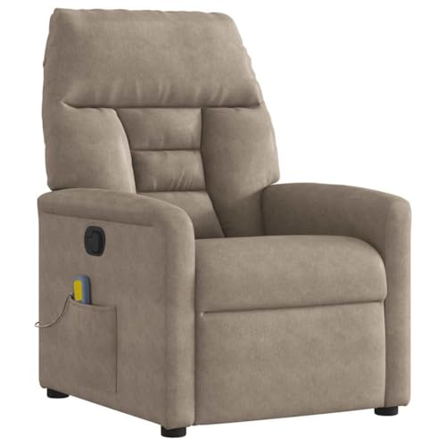 CKioict Massagesessel Taupe Mikrofasergewebe Chair ohrensessel mit hocker for Schlafzimmer Innenraum CKioict Massagesessel Taupe Mikrofasergewebe Chair ohrensessel mit hocker for Schlafzimmer Innenraum von CKioict