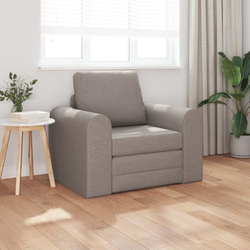 CKioict Moderner Taupe Stoff Sessel mit Schlankem Design für Lounge, Studium und Entspannung – Vielseitiger Komfortsessel mit Einfacher Pflege und Kompakten Abmessungen von CKioict