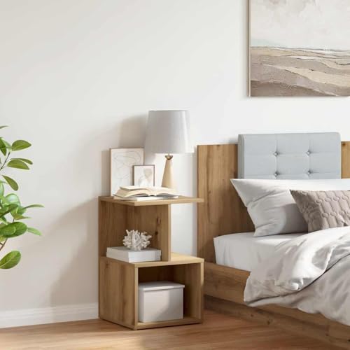 CKioict Nachttisch Artisan-Eiche kommode mit schubladen nachtschrank for Schlafzimmer Zimmer 35x35x55 cm Holzwerkstoff CKioict Nachttisch Artisan-Eiche kommode mit schubladen nachtschrank for Schlafzimmer Zimmer 35x35x55 cm Holzwerkstoff von CKioict
