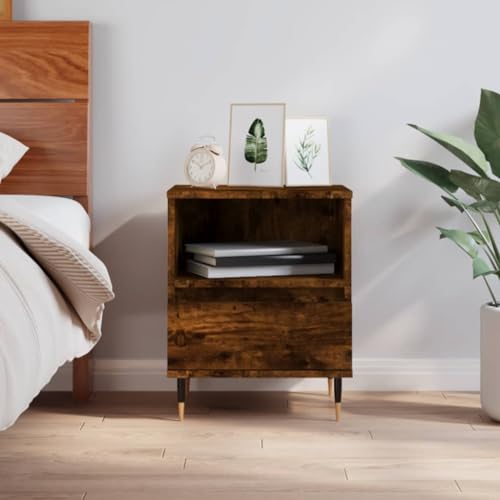CKioict Nachttisch Räuchereiche nachttisch badschrank schmal for Schlafzimmer Wohnzimmer 40x35x50 cm Holzwerkstoff CKioict Nachttisch Räuchereiche nachttisch badschrank schmal for Schlafzimmer Wohnzimmer 40x35x50 cm Holzwerkstoff von CKioict