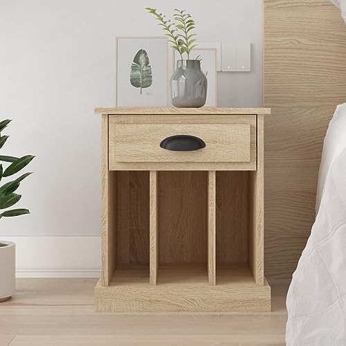CKioict Nachttisch Sonoma-Eiche Bedside Table nachtschrank for Zimmer Schlafzimmer 43x36x50 cm CKioict Nachttisch Sonoma-Eiche Bedside Table nachtschrank for Zimmer Schlafzimmer 43x36x50 cm von CKioict