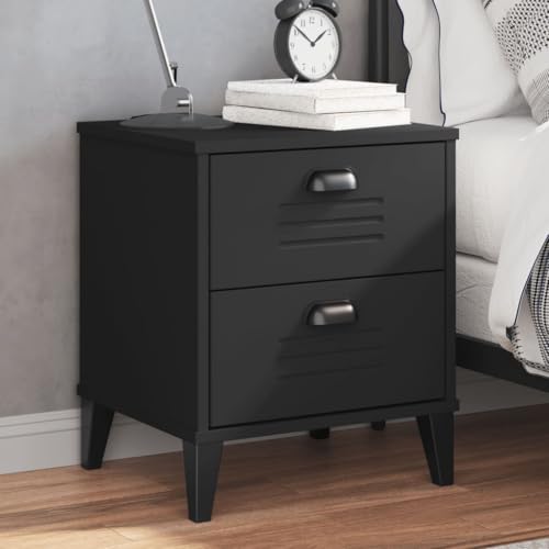 CKioict Nachttisch VIKEN Schwarz Holzwerkstoff beistelltisch badschrank schmal for Schlafzimmer Zimmer CKioict Nachttisch VIKEN Schwarz Holzwerkstoff beistelltisch badschrank schmal for Schlafzimmer Zimmer von CKioict