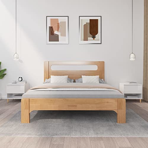CKioict Nachttische 2 STK. Hochglanz-Weiß kommode mit schubladen badschrank schmal for Wohnzimmer Schlafzimmer 50x46x50 cm Holzwerkstoff von CKioict
