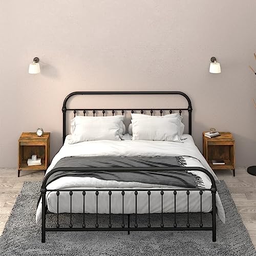 CKioict Nachttische 2 STK. Räuchereiche badschrank schmal nachtschrank for Wohnzimmer Schlafzimmer 40x35x50 cm von CKioict