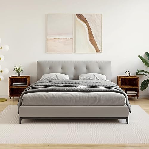 CKioict Nachttische 2 STK. Räuchereiche beistelltisch kommode mit schubladen for Schlafzimmer Wohnzimmer 40x30x50 cm Holzwerkstoff CKioict Nachttische 2 STK. Räuchereiche beistelltisch kommode mit schubladen for Schlafzimmer Wohnzimmer 40x30x50 cm Holzwerkstoff von CKioict